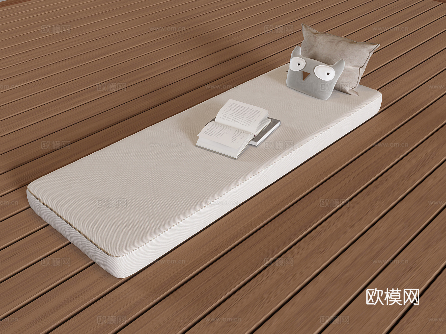 沙发软包坐垫抱枕 飘窗垫榻榻米软垫3d模型