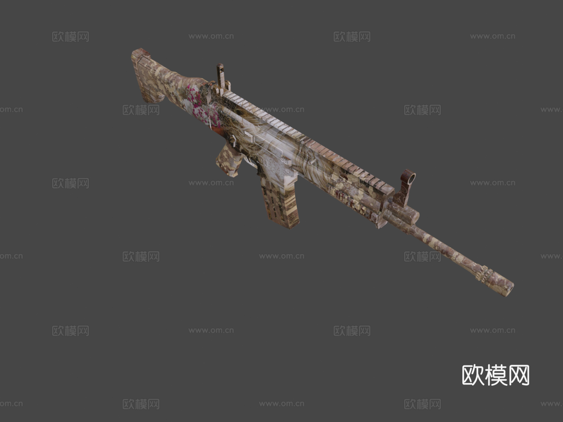 SCAR-L-吸血鬼杀手3d模型