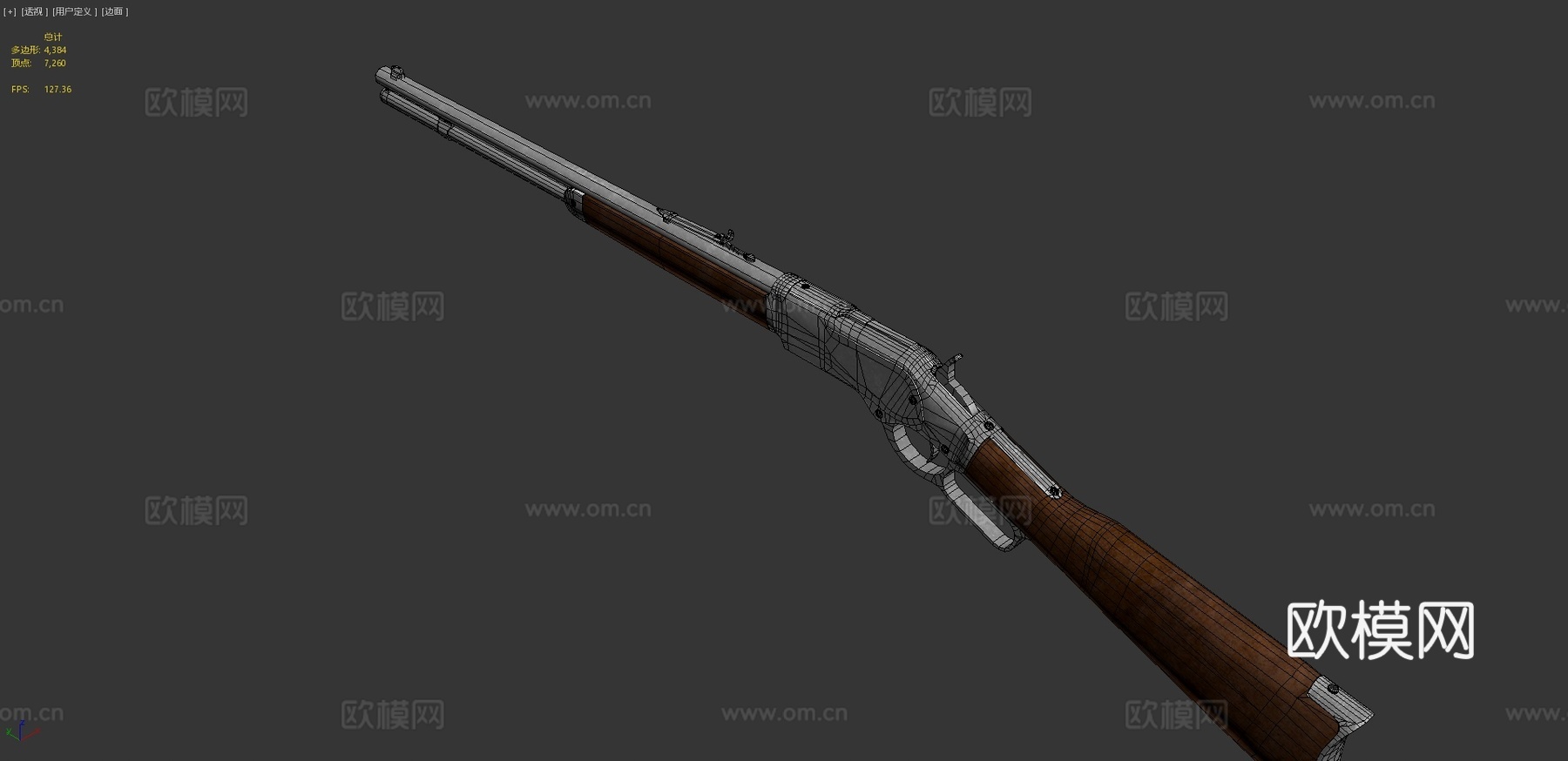 温彻斯特18733d模型