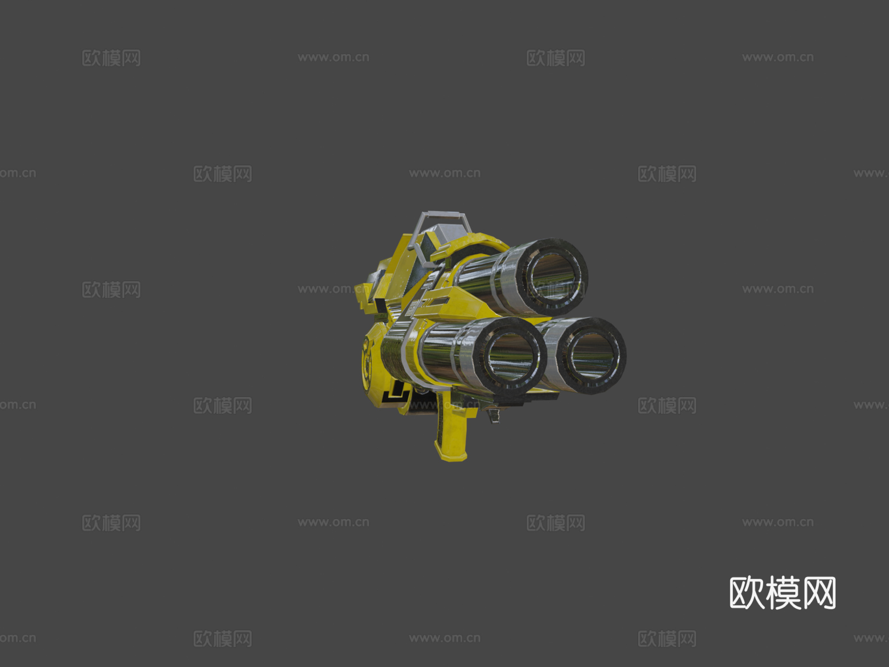 火箭发射器3d模型