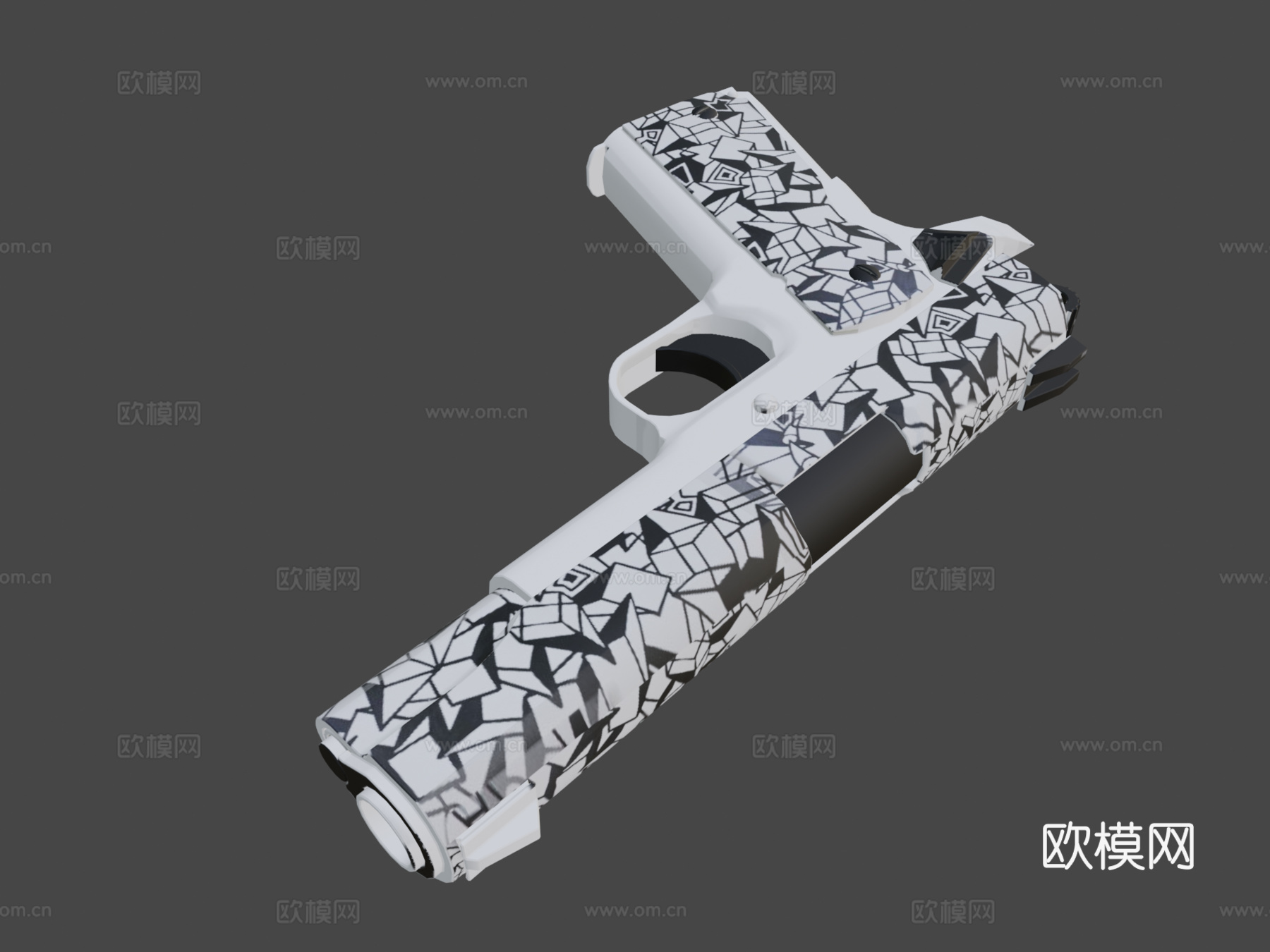 M1911散射3d模型