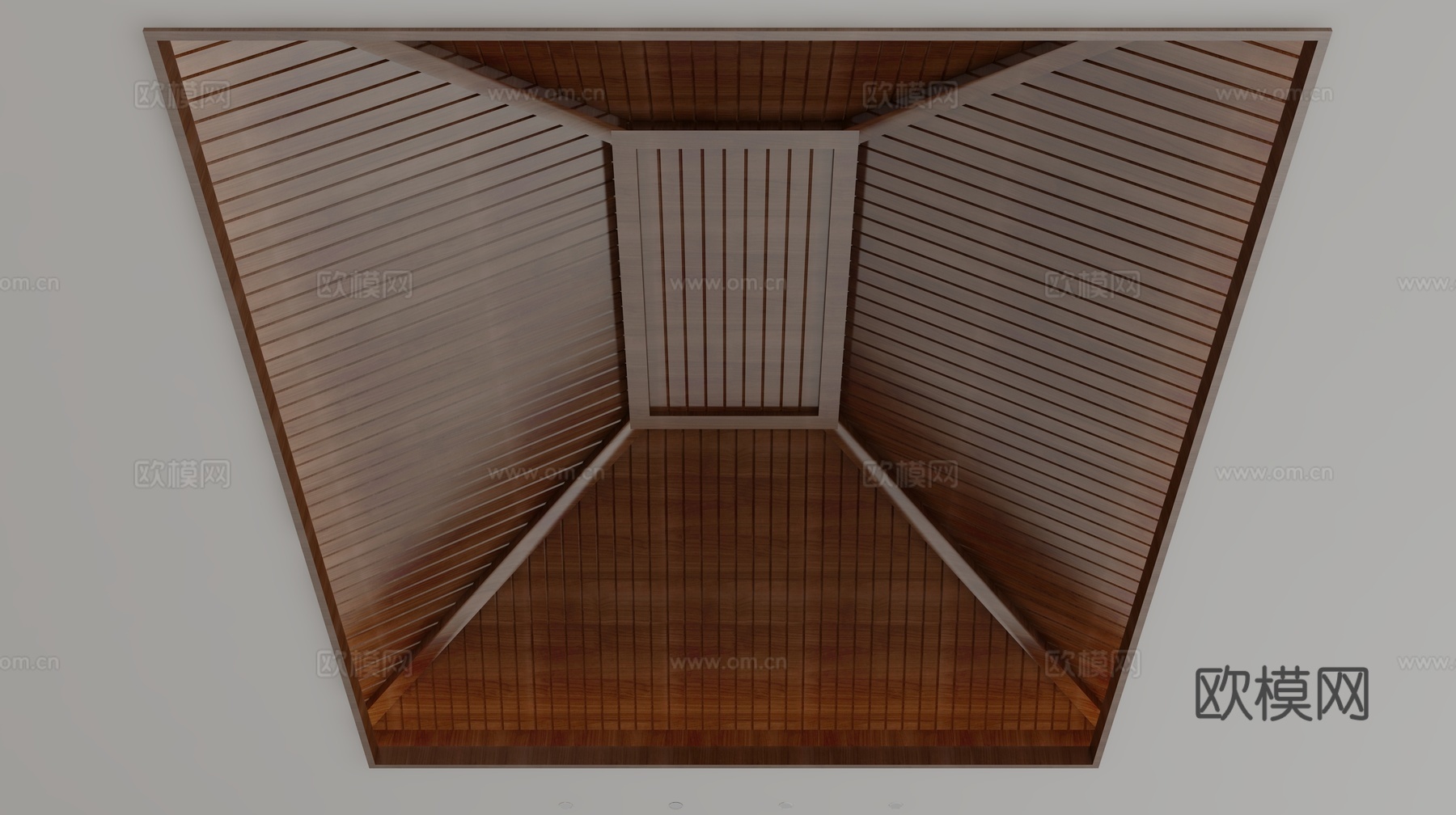 新中式天花吊顶3d模型