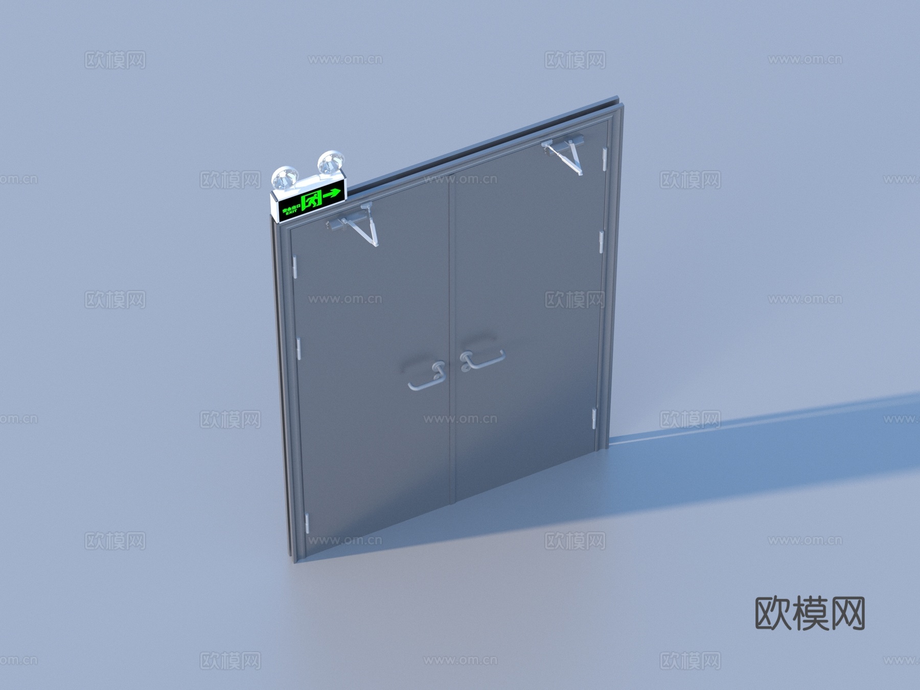 门 铁门 大门3d模型