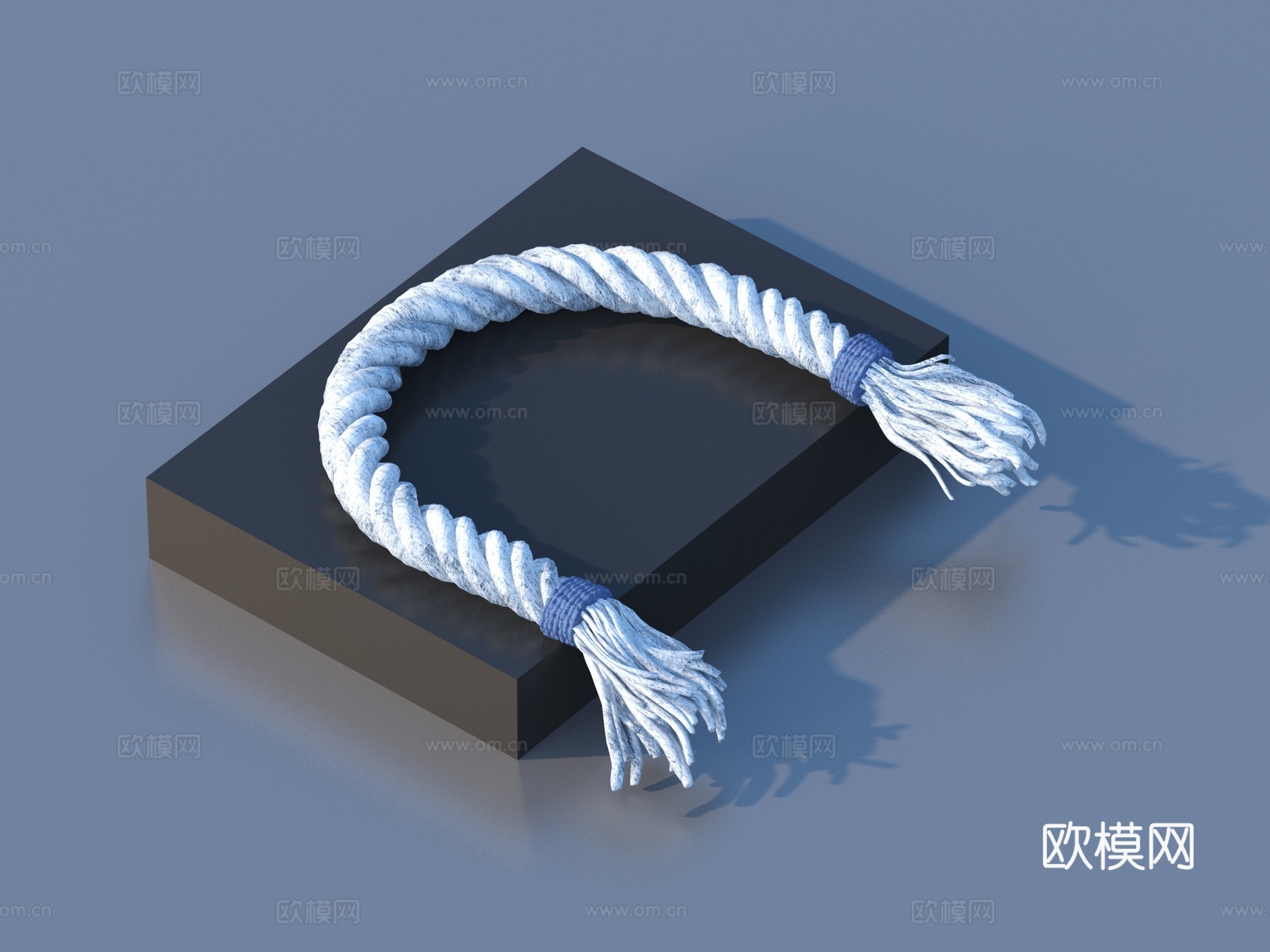 绳子 绳结 麻绳 生活用品3d模型