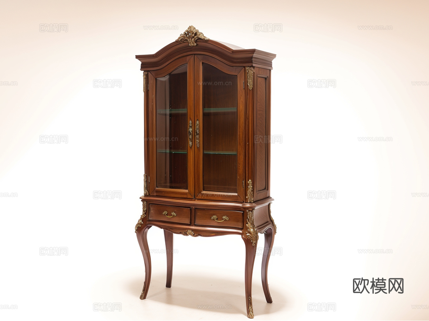 书柜su模型下载（渲染图1）