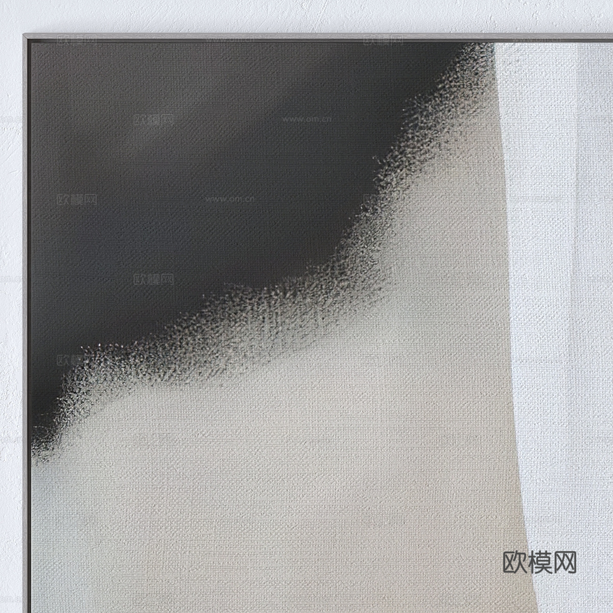 新中式装饰挂画3d模型