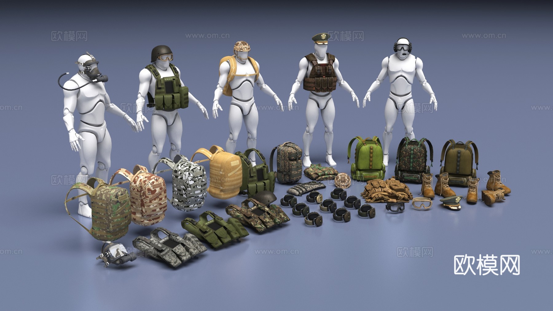 衣服和包3d模型