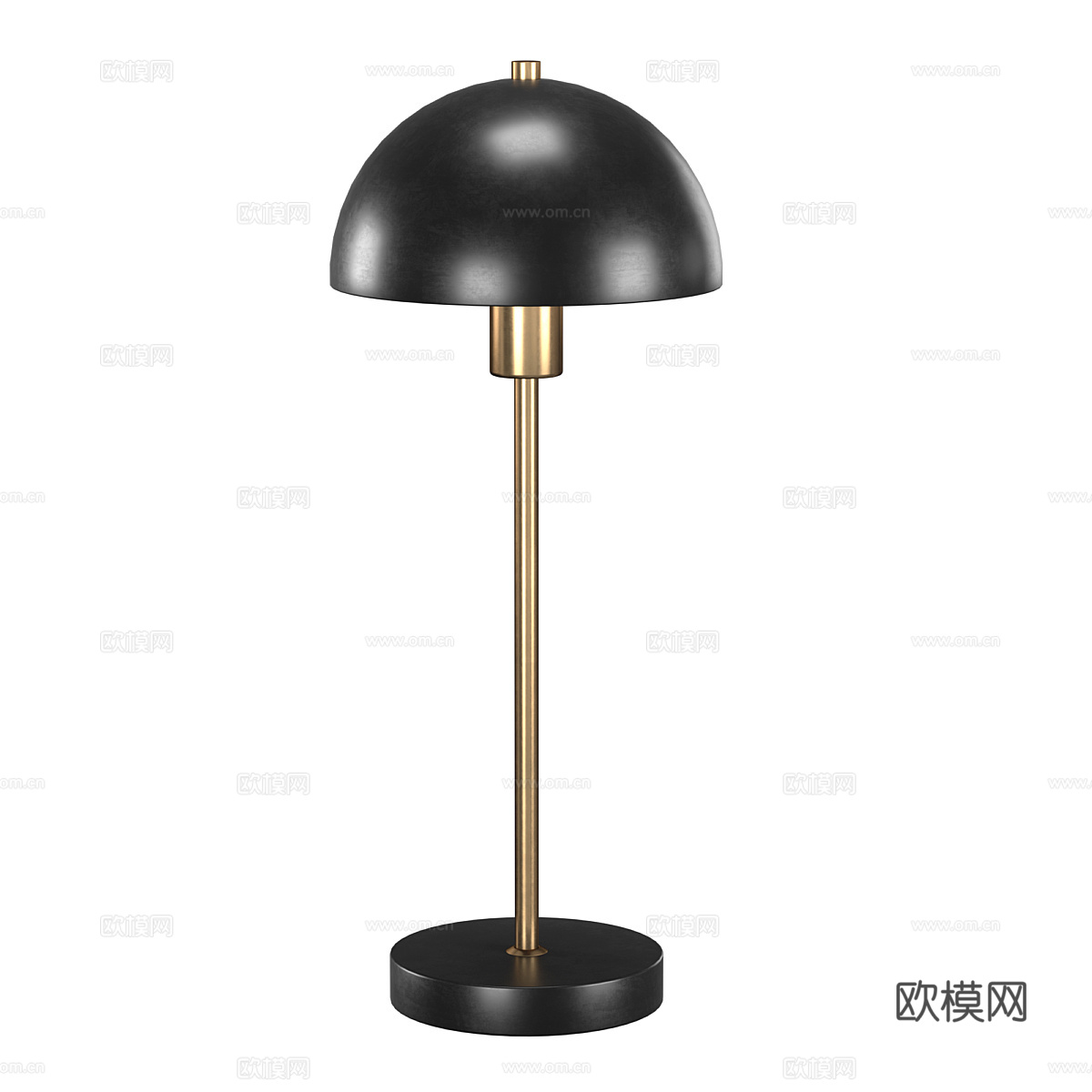 现代轻奢极简台灯3d模型
