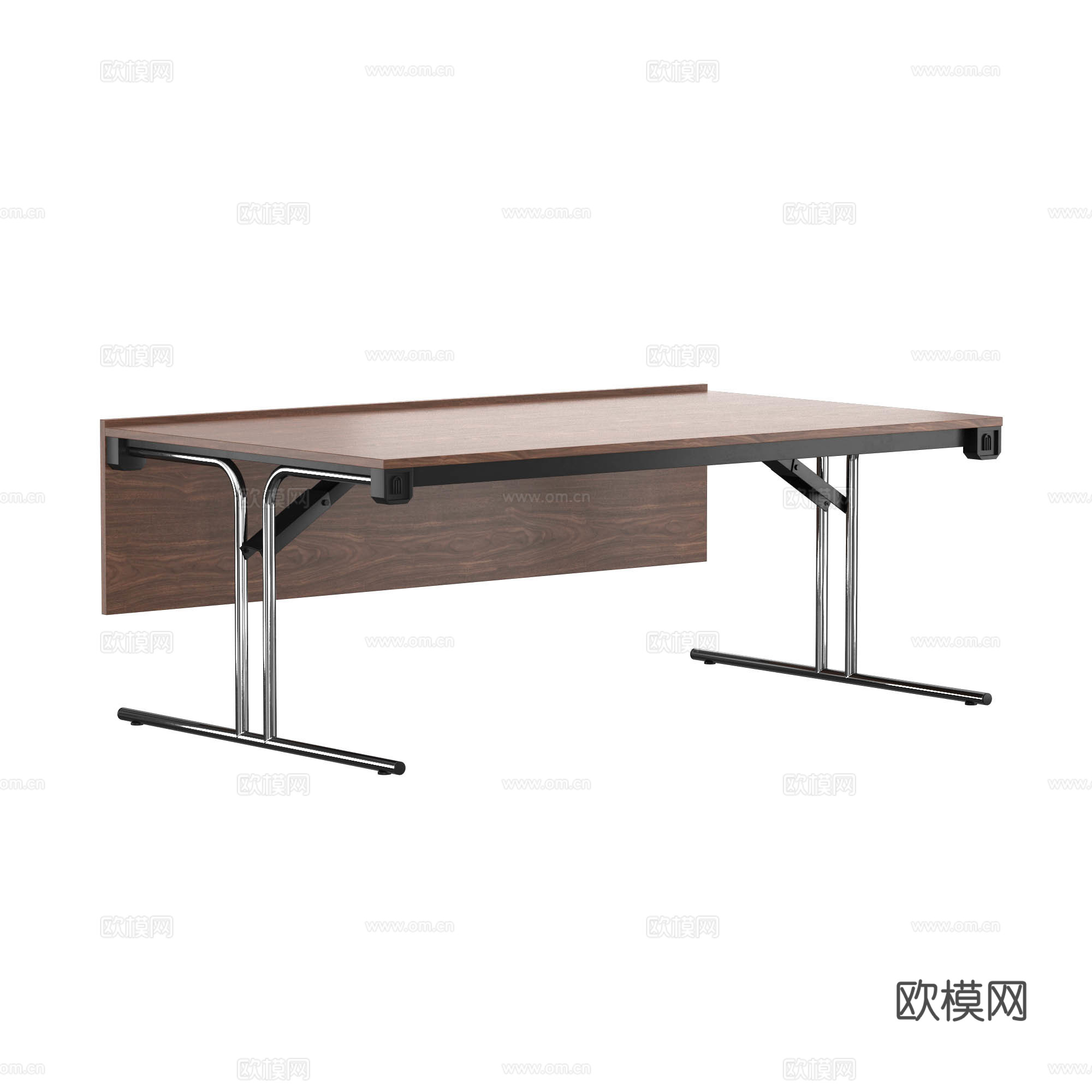 现代意式办公桌 学习桌 书桌 写字桌3d模型