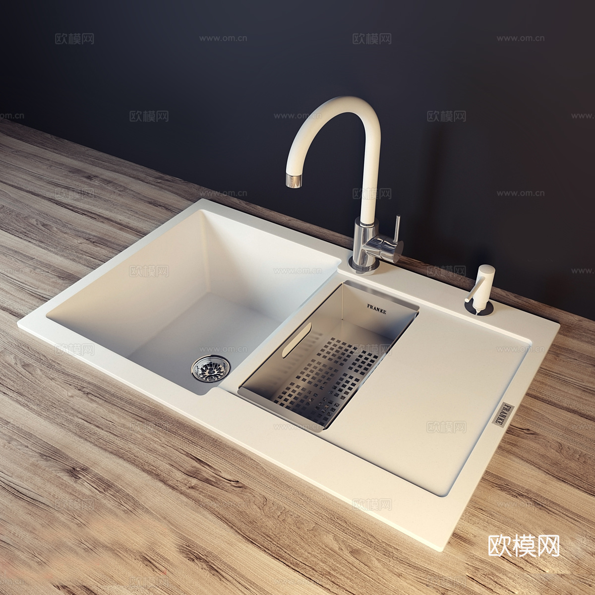 洗菜盆 台盆3d模型