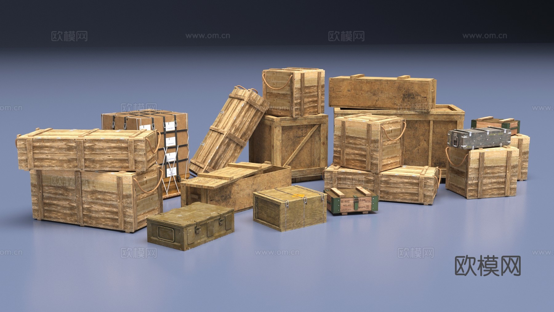 箱子盒子3d模型