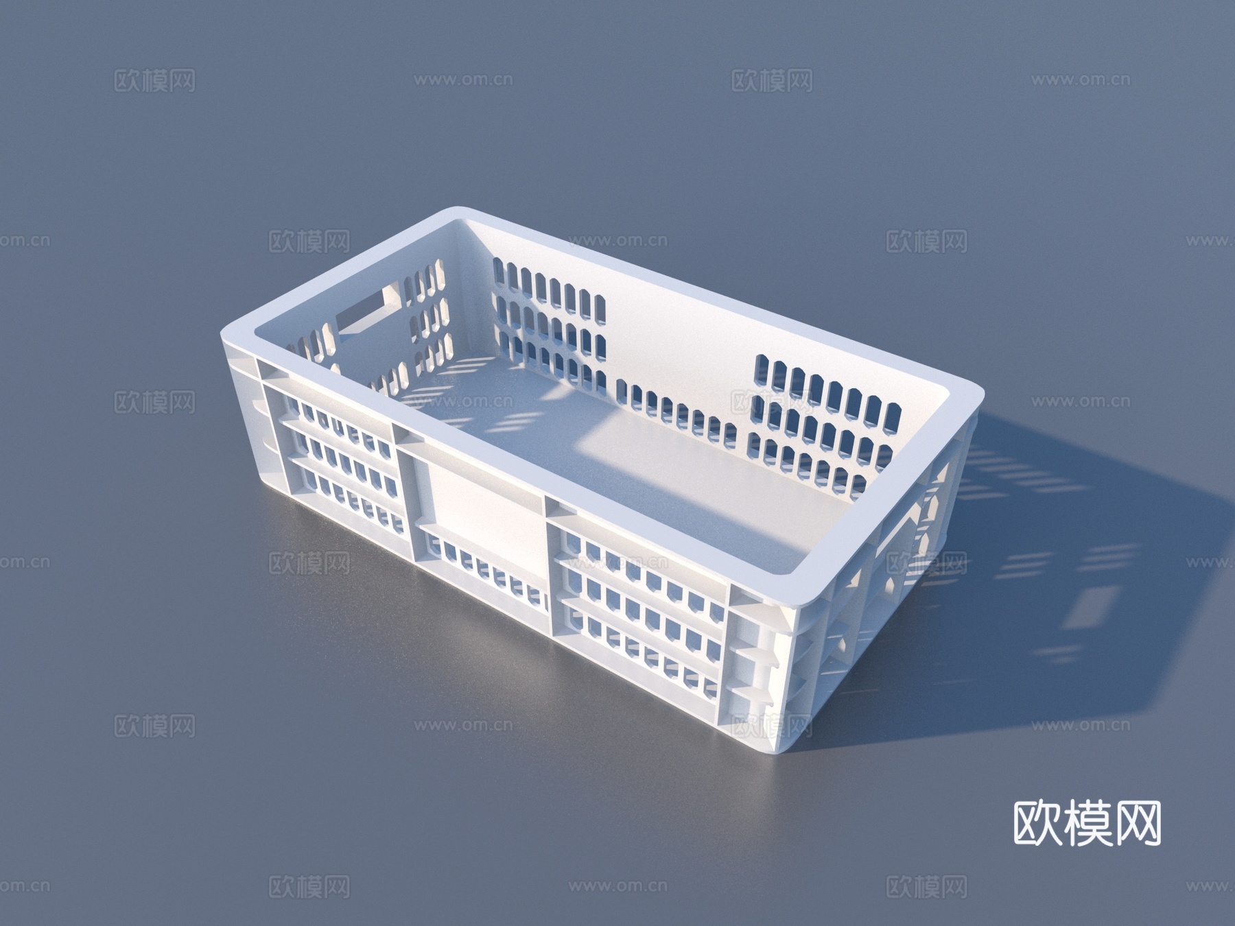 收纳筐 塑料筐3d模型