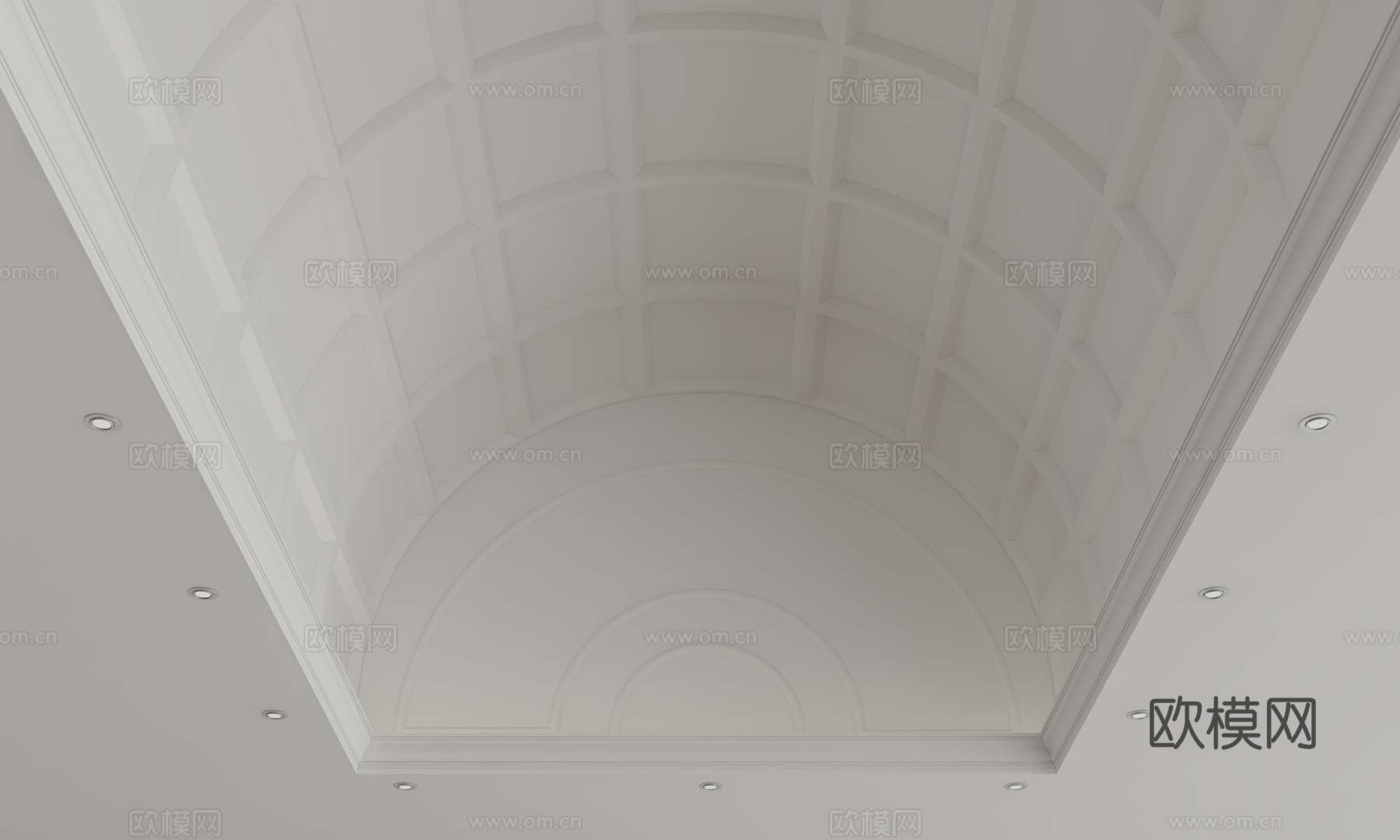欧式天花吊顶3d模型