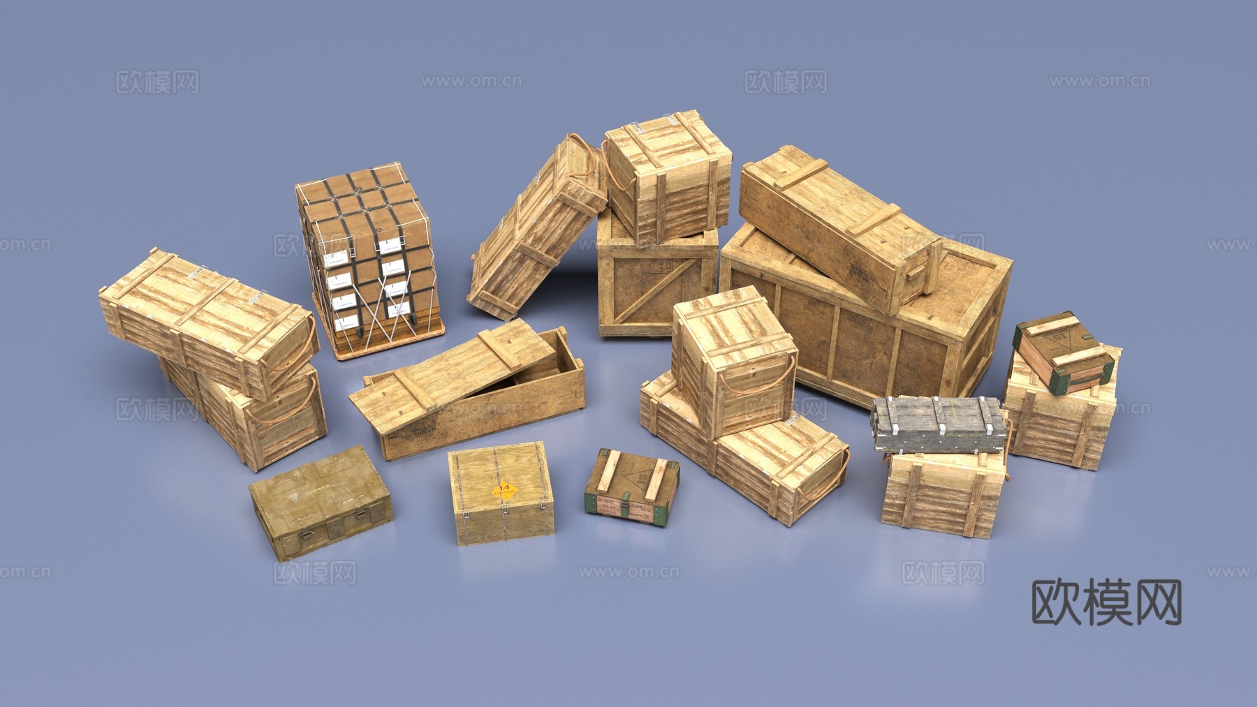 箱子盒子3d模型