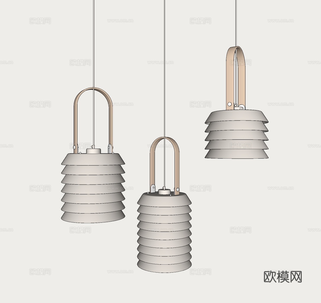 现代小吊灯 简约小吊灯 日式小吊灯 咖啡厅奶茶店吊灯 装饰氛su模型