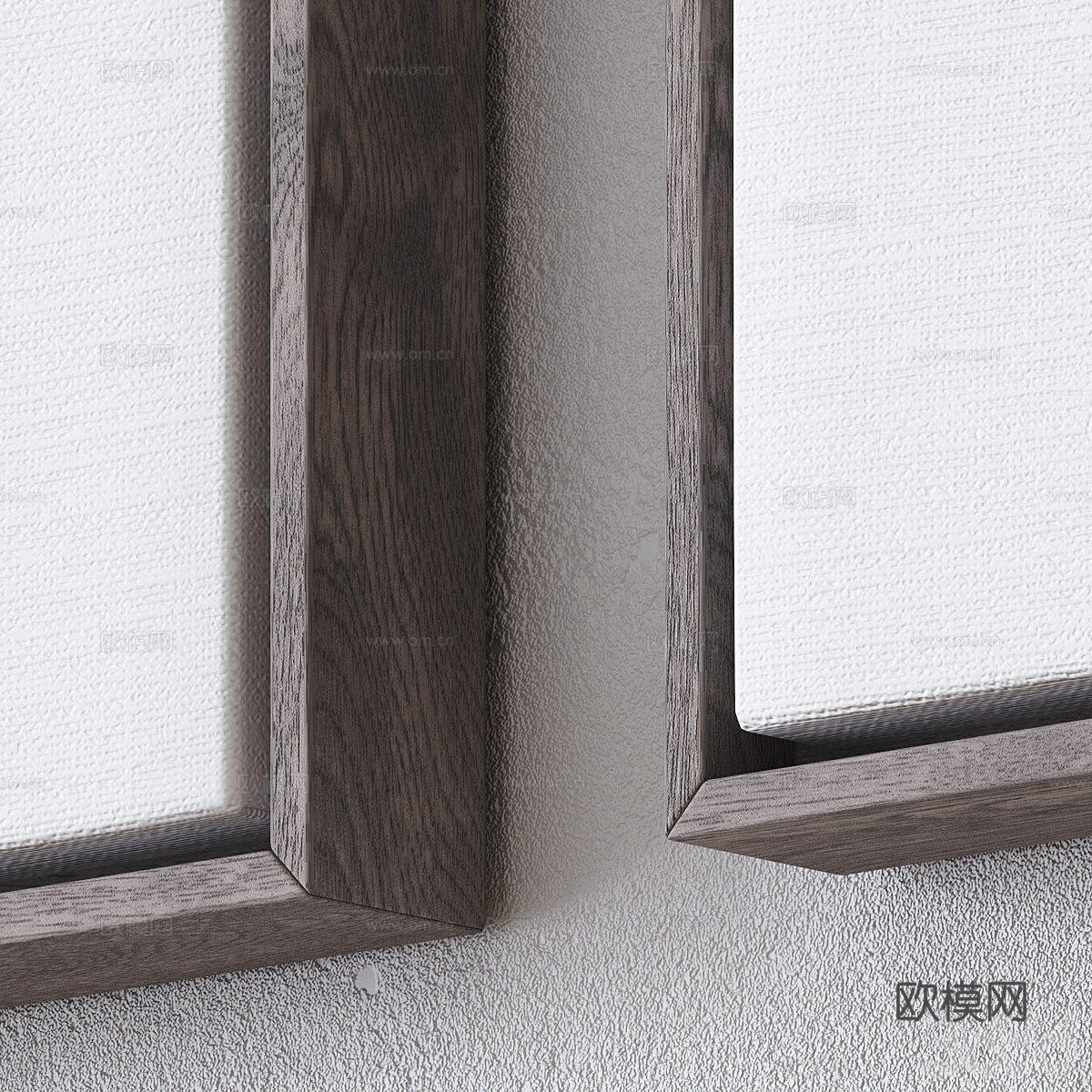 新中式装饰挂画3d模型
