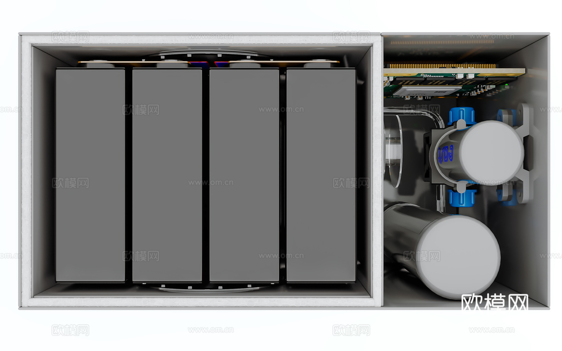 新能源电池 电瓶 汽车电池 储蓄电池3d模型