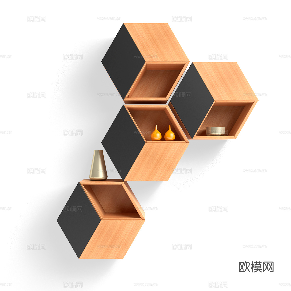 装饰柜 置物柜3d模型