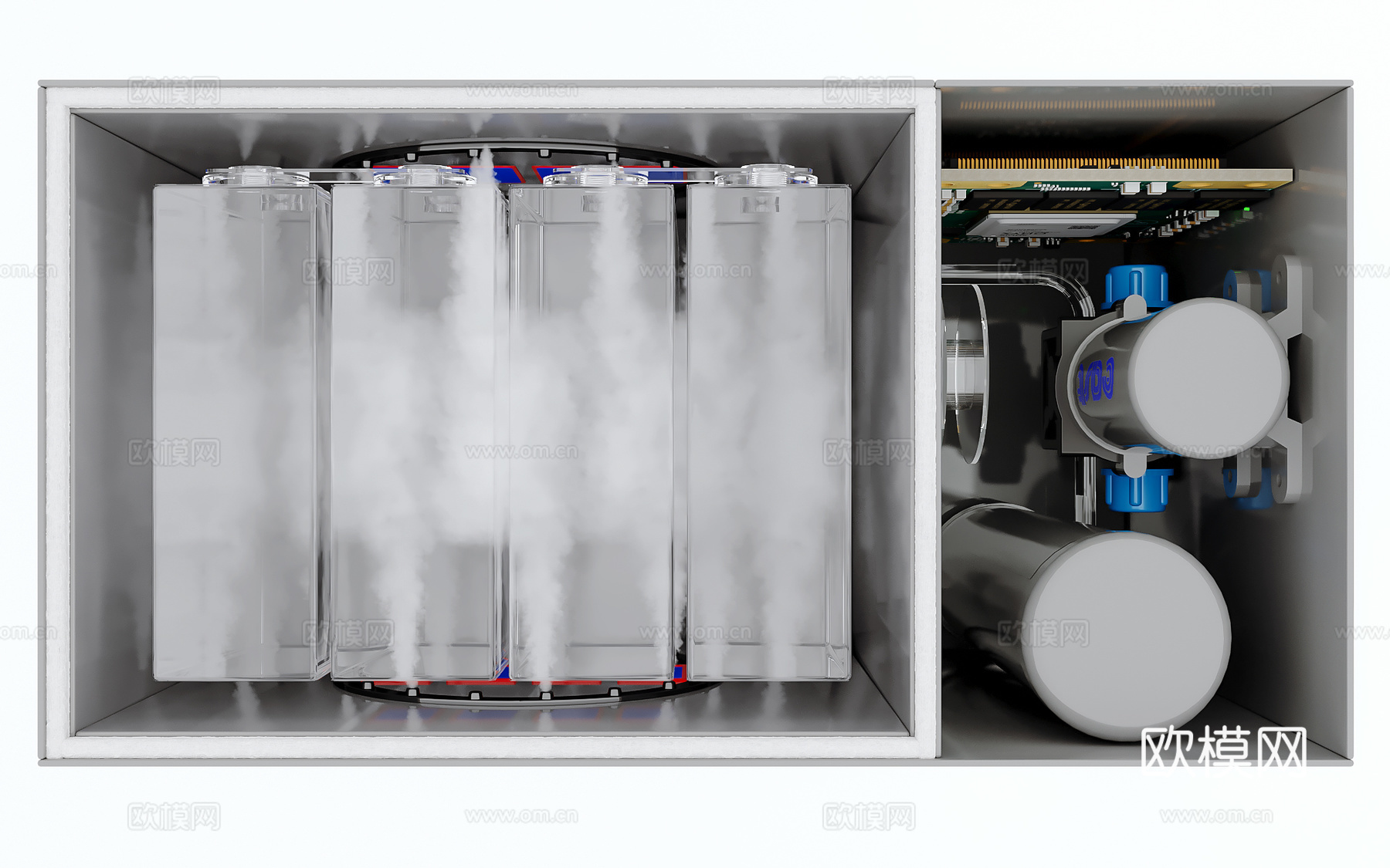新能源电池 电瓶 汽车电池 储蓄电池3d模型