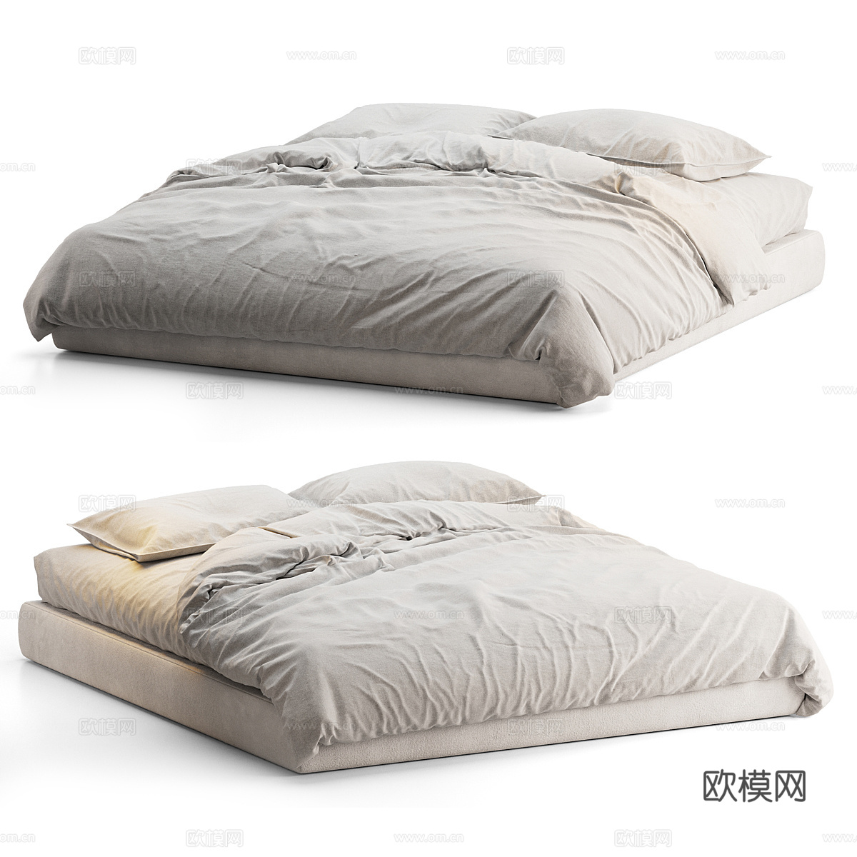 床上用品3d模型