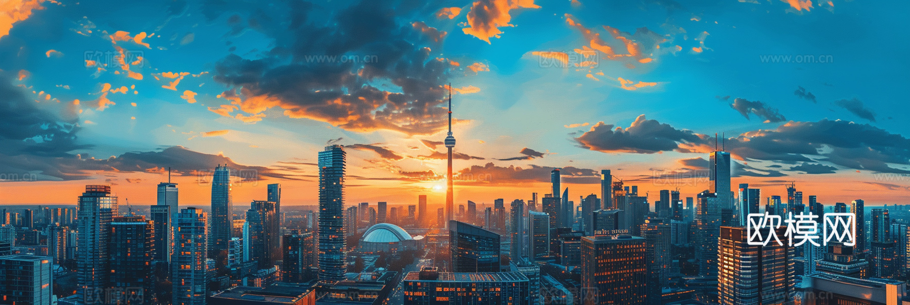 夜晚都市外景下载（渲染图6）