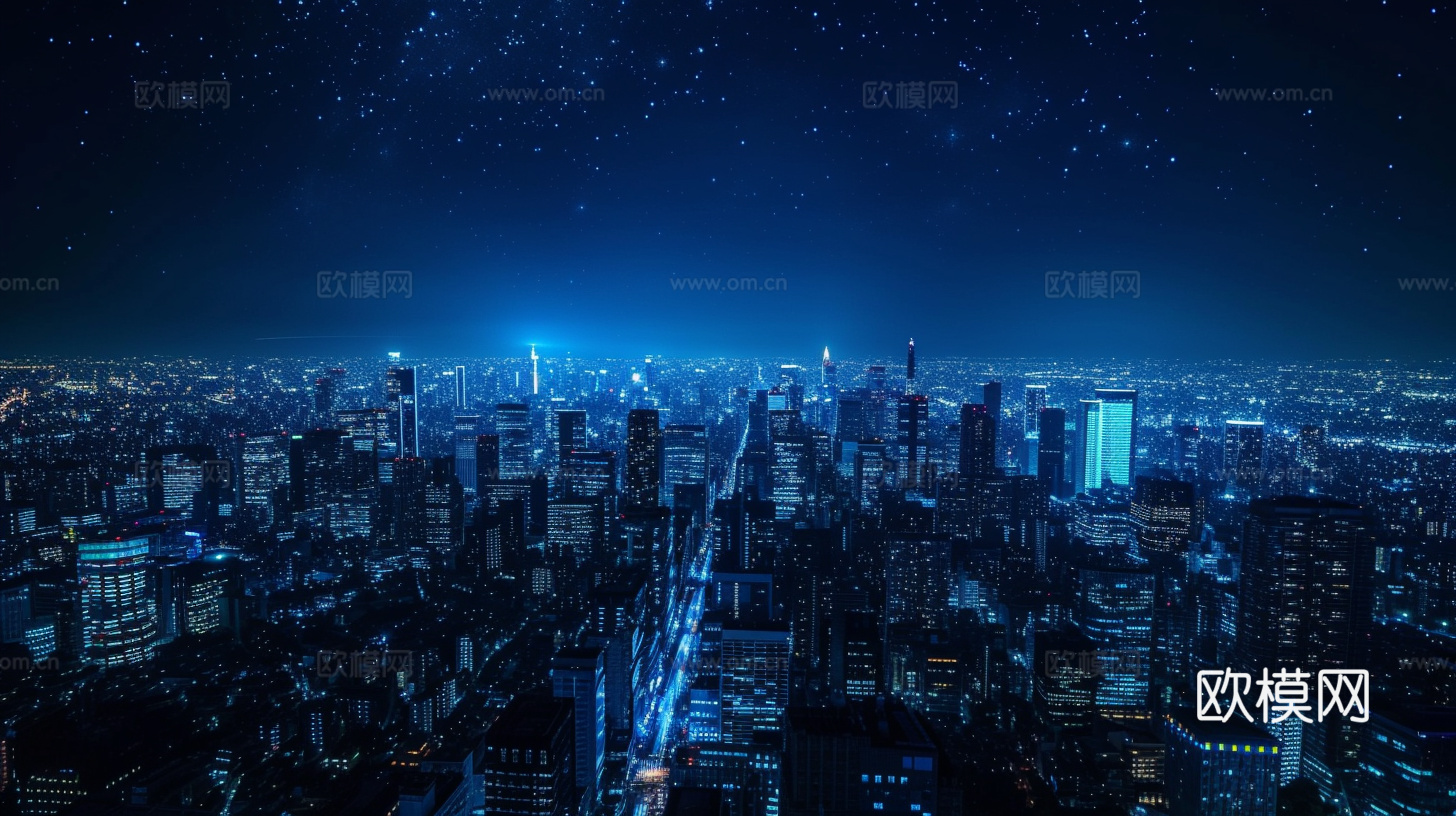 夜晚都市外景下载（渲染图6）