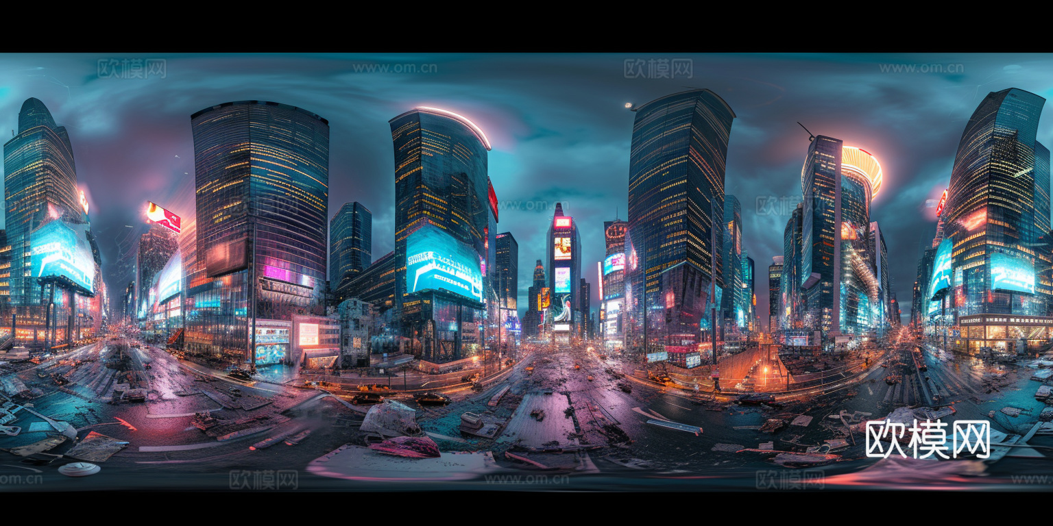 夜晚都市外景