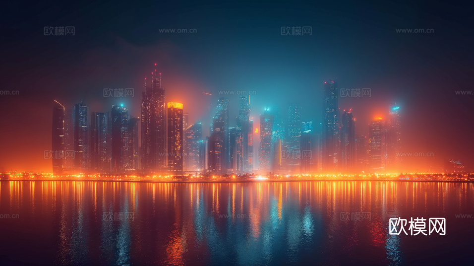 夜晚都市外景下載(渲染圖7)