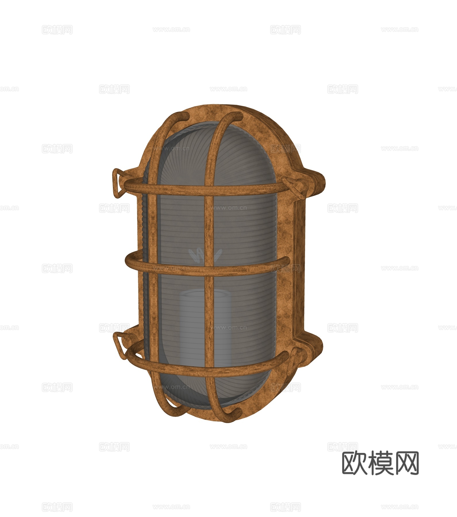 现代户外壁灯su模型