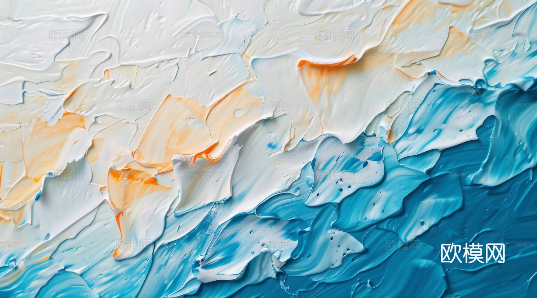 3D立体肌理油画涂抹背景壁纸