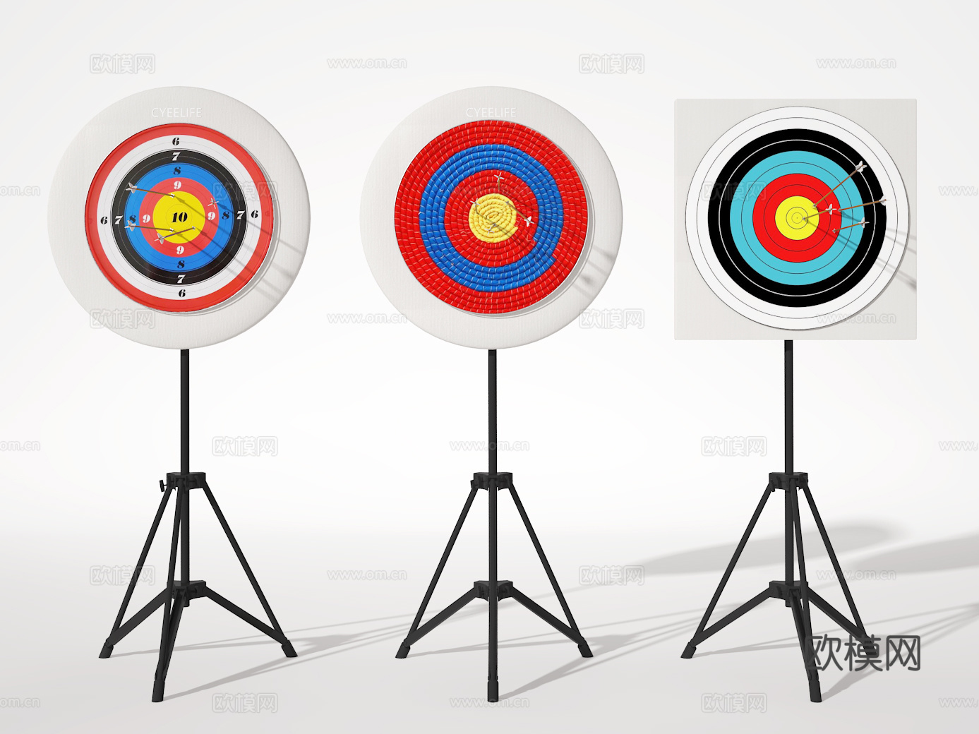 靶架3d模型下载