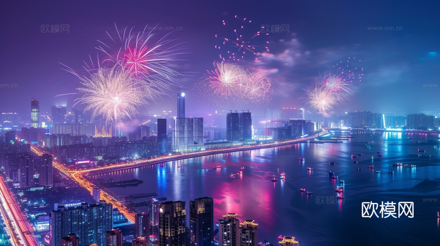 夜晚都市外景