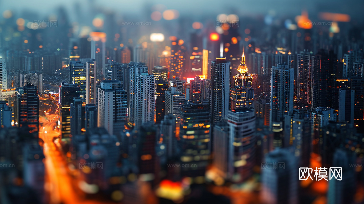 夜晚都市外景