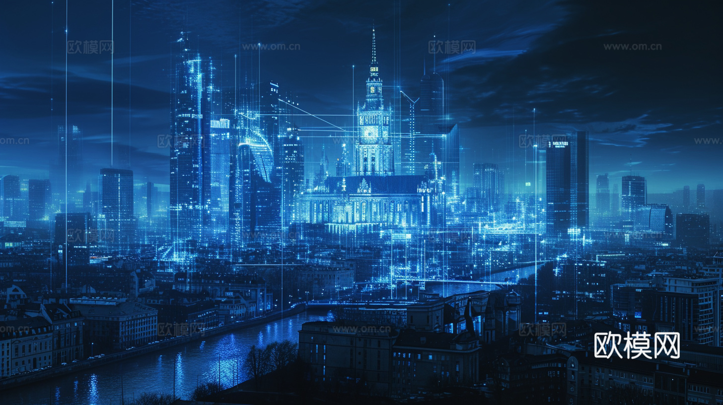 夜晚都市外景
