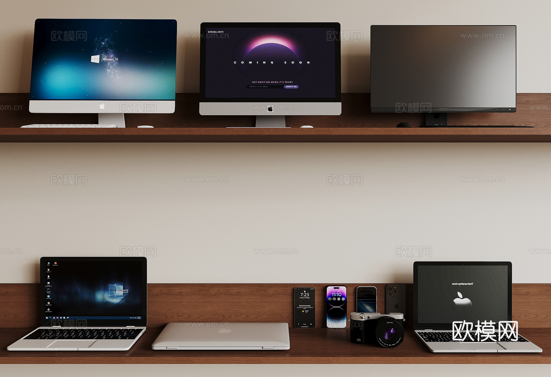 现代电脑3d模型