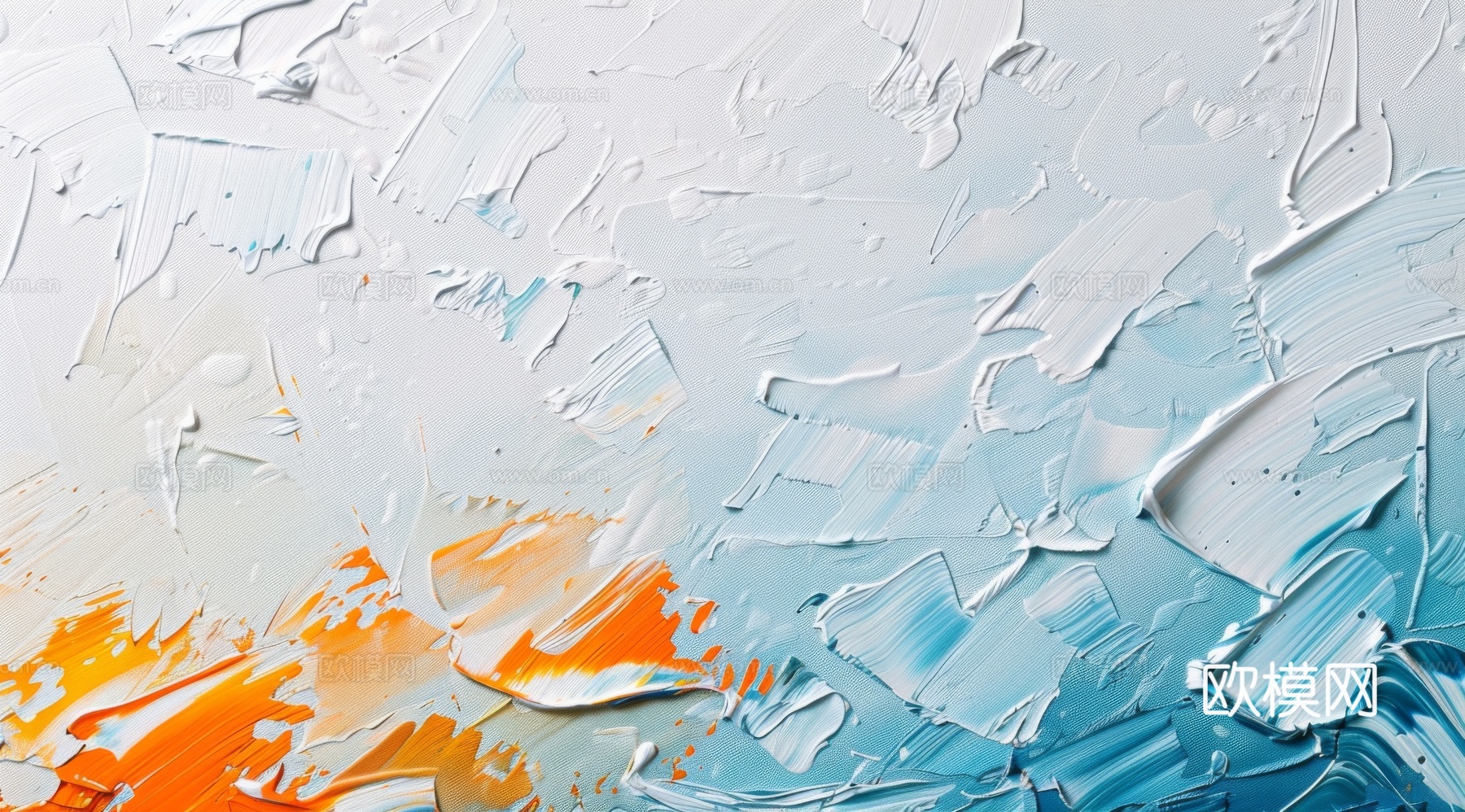 3D立体肌理油画涂抹背景壁纸