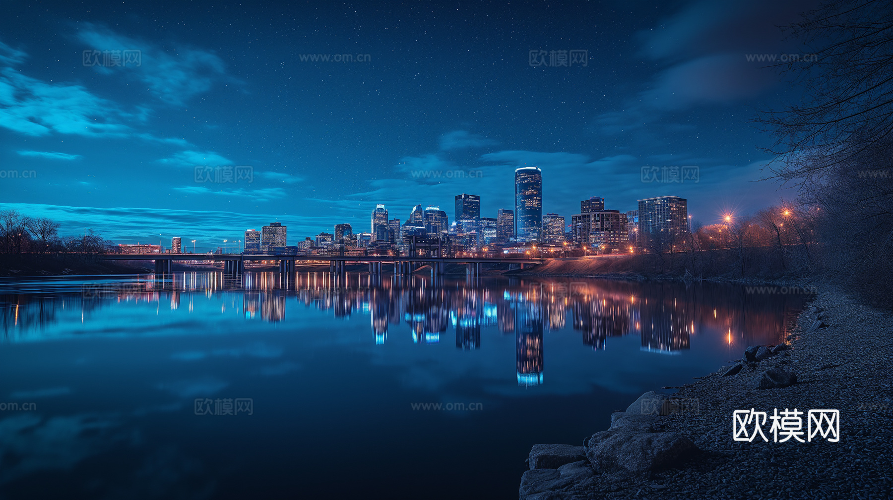 夜晚都市外景