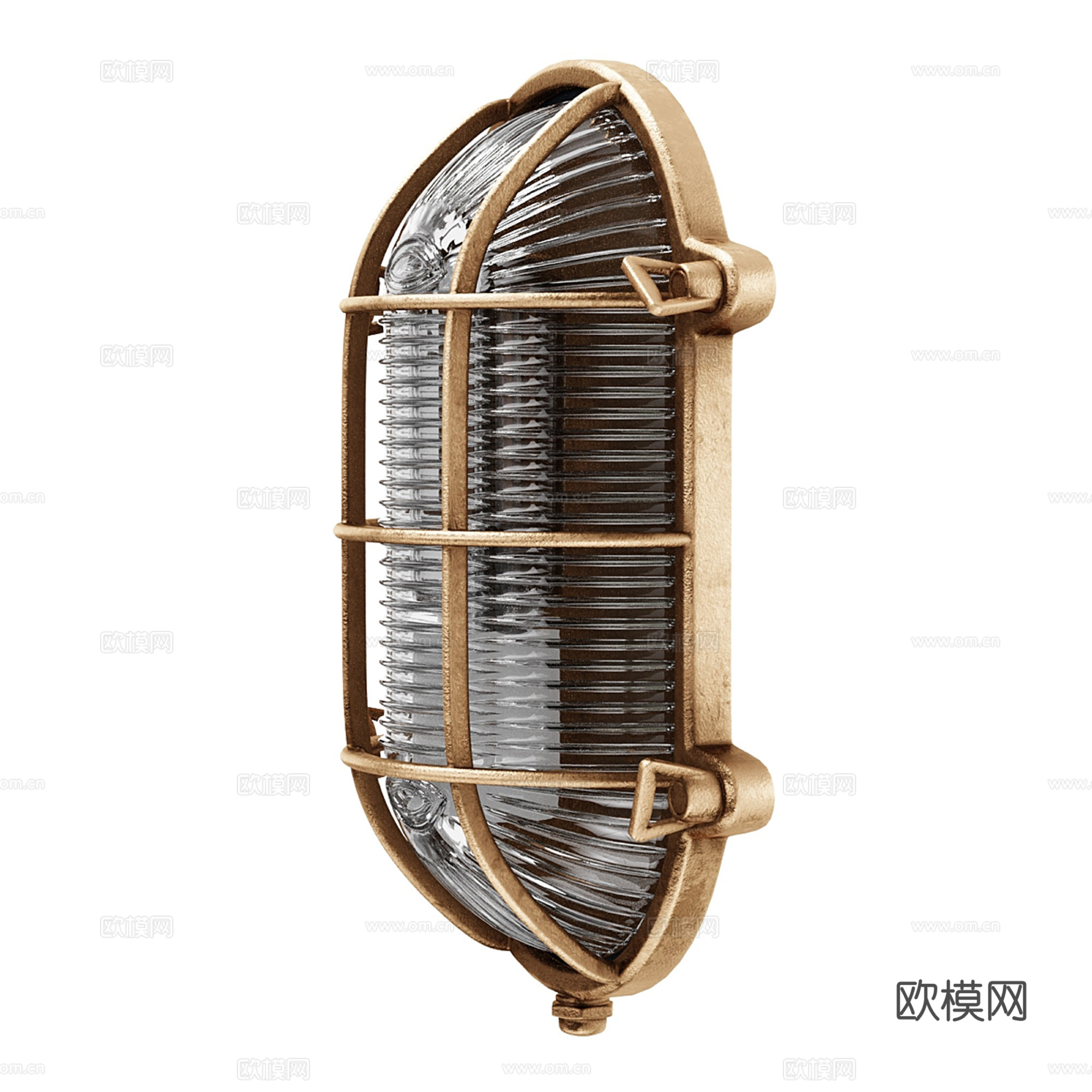 现代户外壁灯su模型