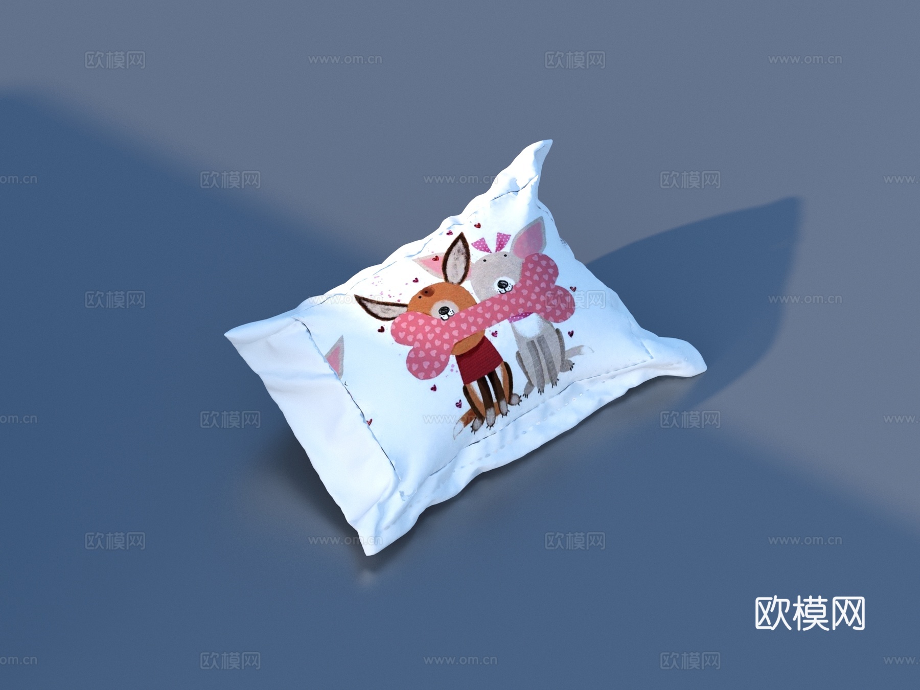 抱枕 枕头 靠枕3d模型