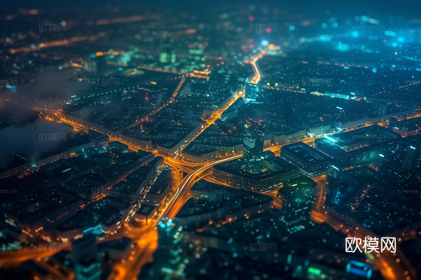 夜晚都市外景