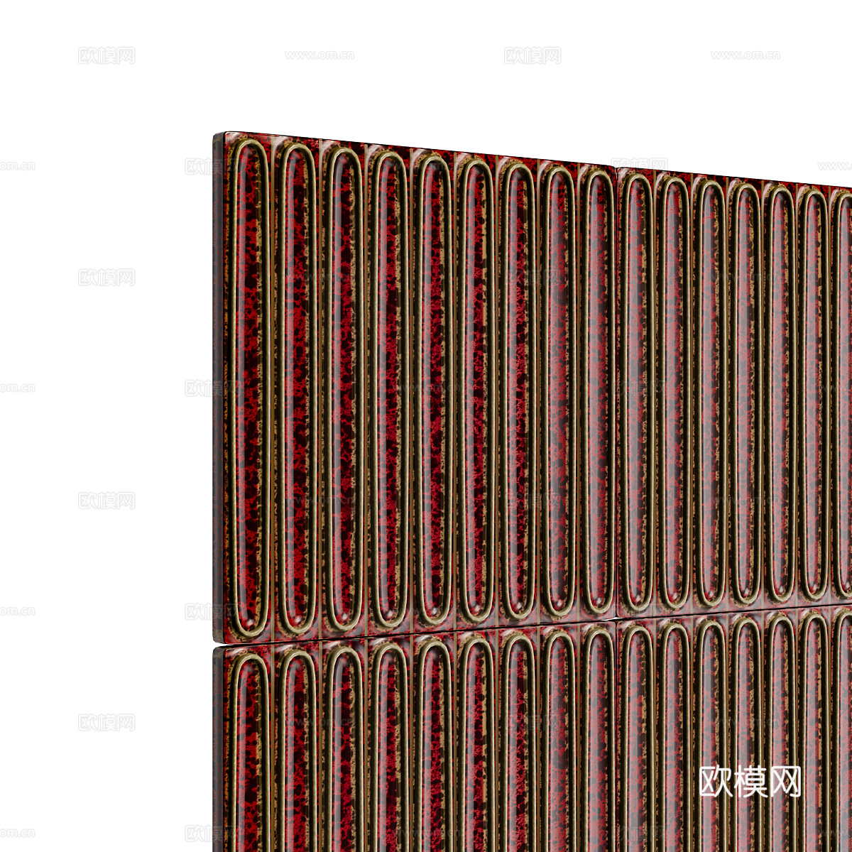新中式瓷砖 花砖3d模型