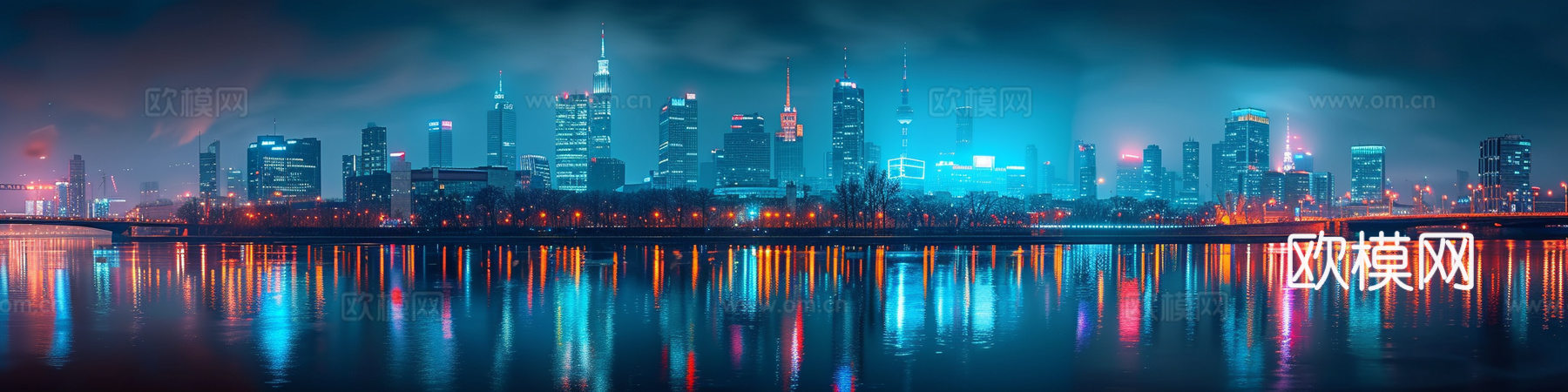夜晚都市外景