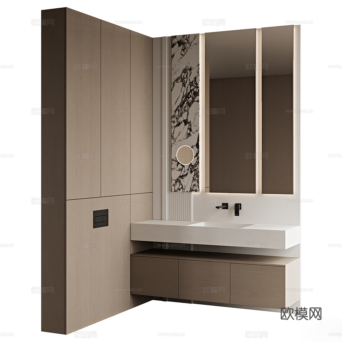 洗手盆3d模型