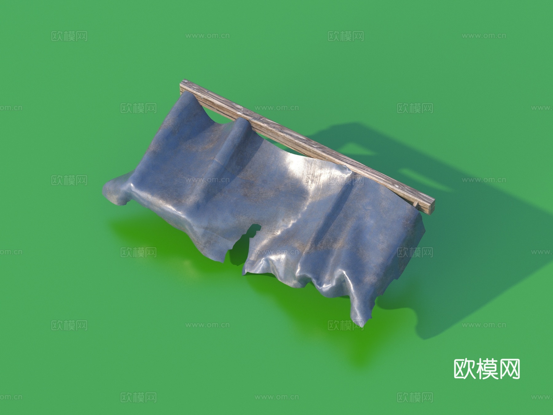 木棚 旧木棚3d模型