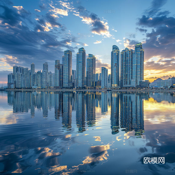 夜晚都市外景下载(渲染图6)