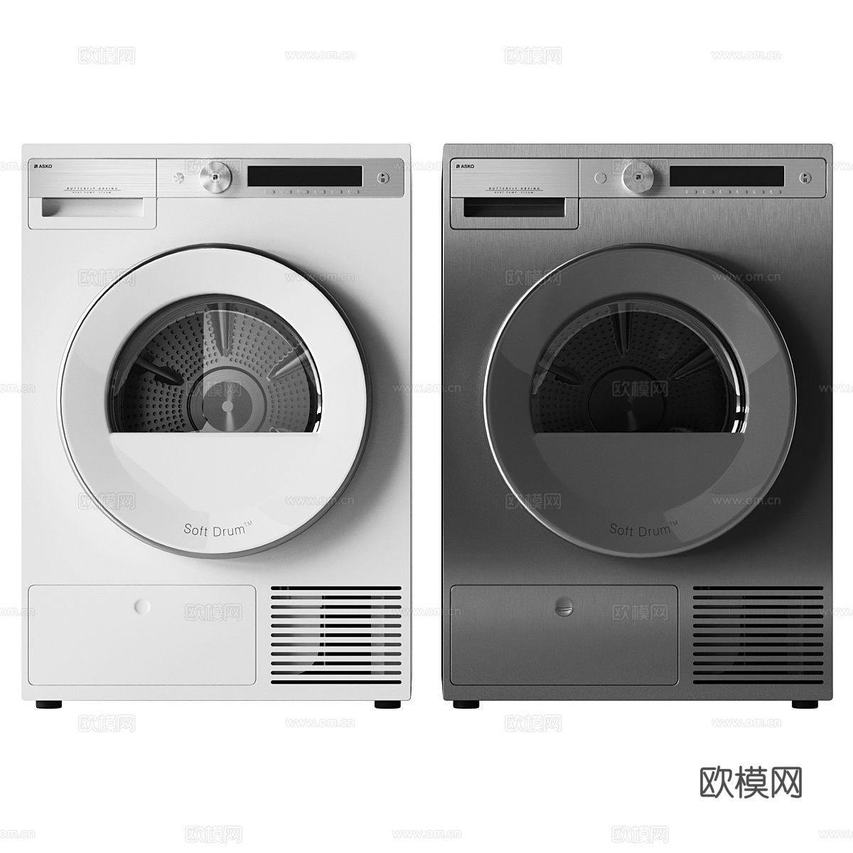 洗衣机 烘干机3d模型