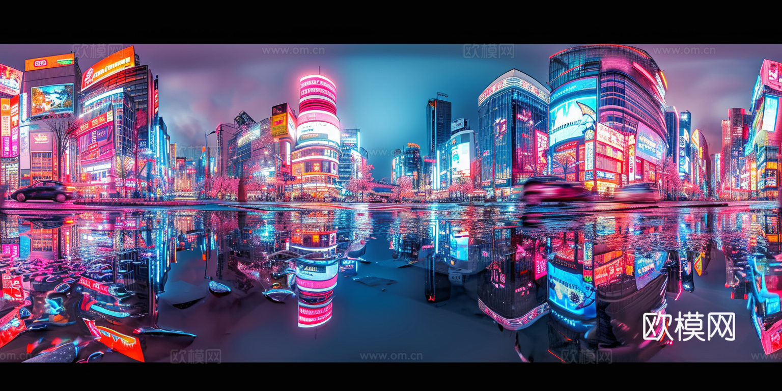 夜晚都市外景