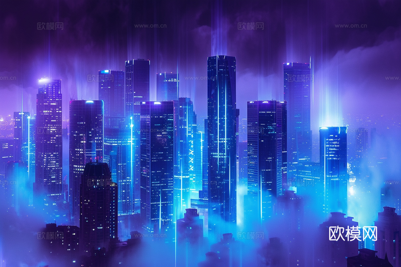 夜晚都市外景