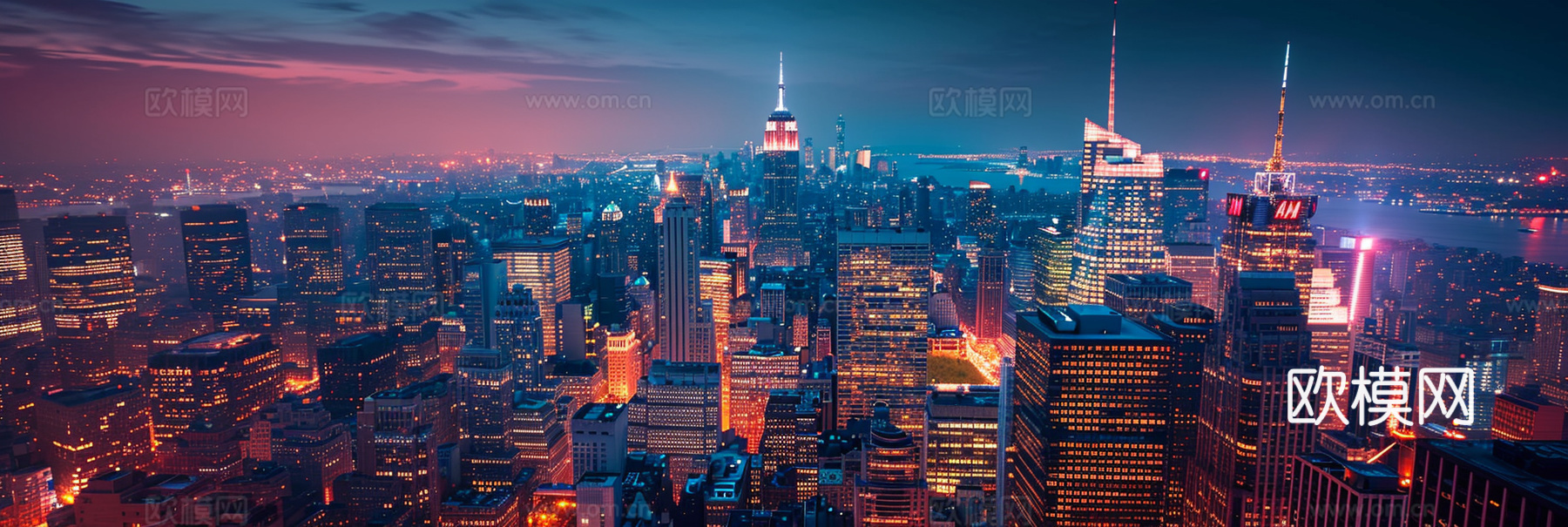 夜晚都市外景