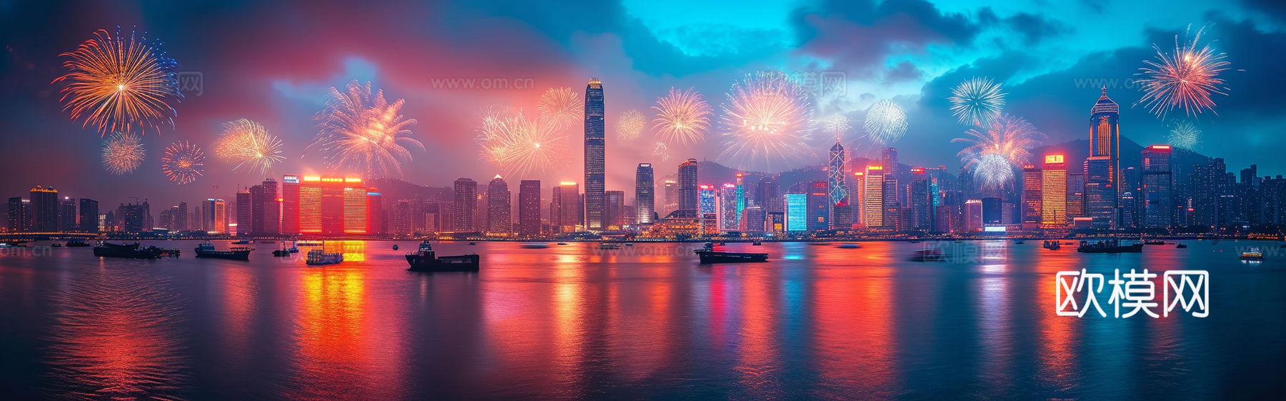 夜晚都市外景